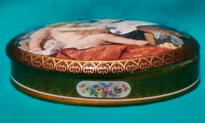 Caseta de bijuterii vintage Capodimonte
